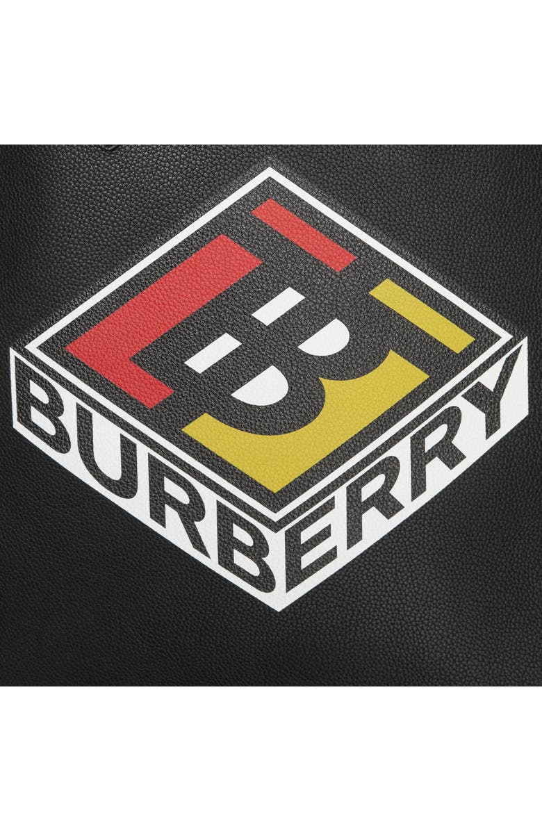Burberry Large Kane Logo Graphic Leather Tote, Alternate, color,