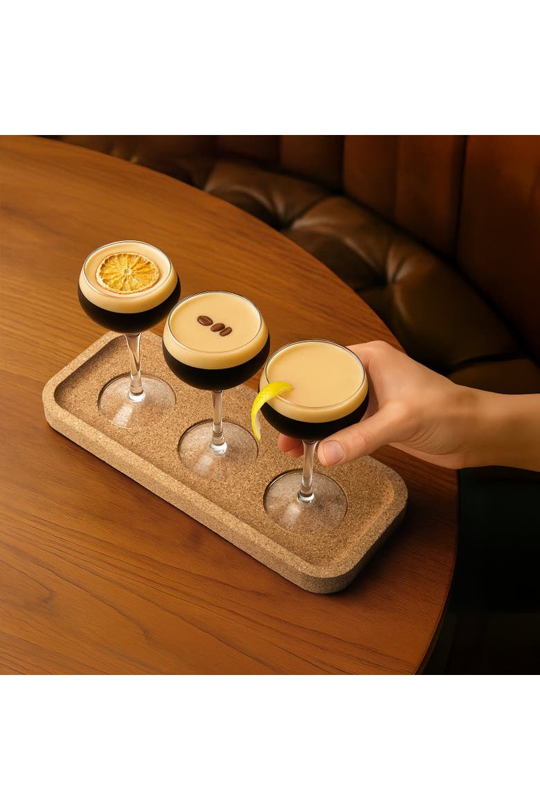 Espresso Martini Flight Set - 4 Pieces - 4.75 oz, Alternate, color, Clear