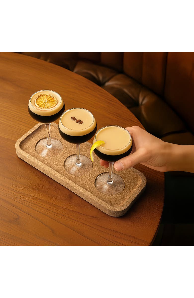 FINAL TOUCH Espresso Martini Flight Set - 4 Pieces - 4.75 oz, Alternate, color, Clear