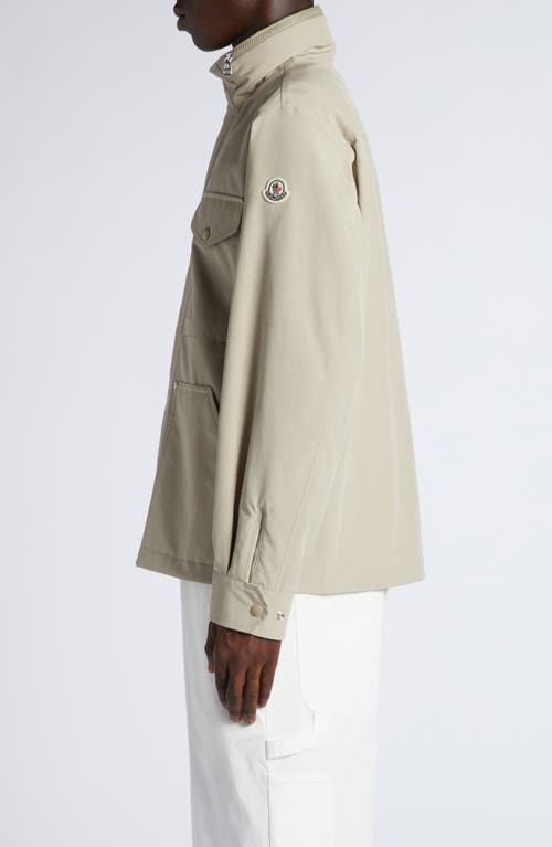 Moncler Noues Field Jacket Beige In Sponge