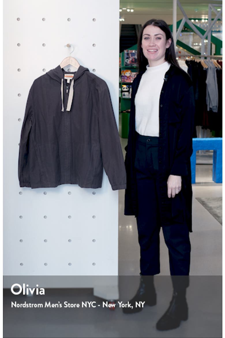 Organic Cotton Hooded Zip Jacket (Nordstrom Exclusive) video