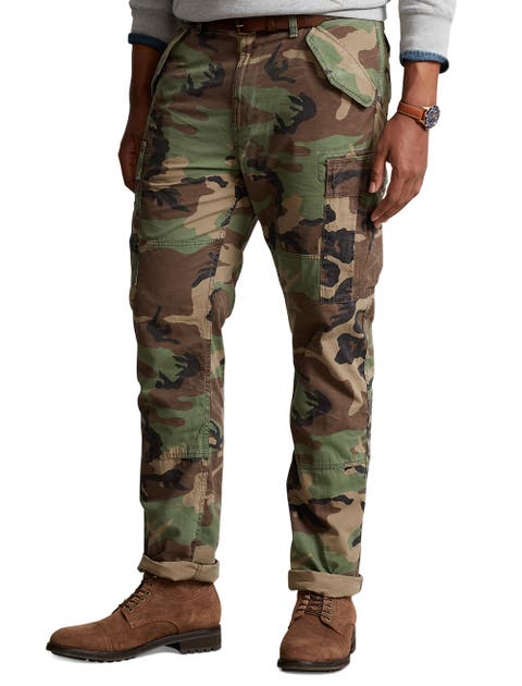 Big & Tall Camo Cargo Joggers