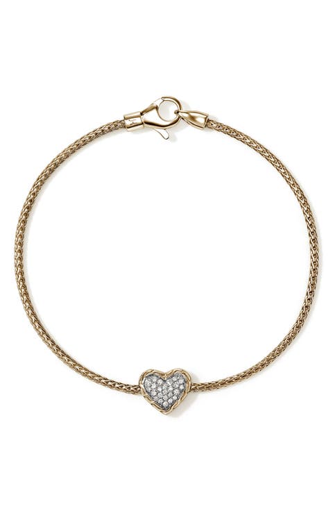 Essentials Heart Pavé Bracelet