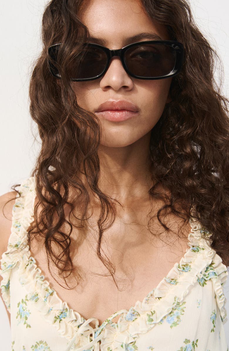 MANGO Floral Camisole, Alternate, color, Off White