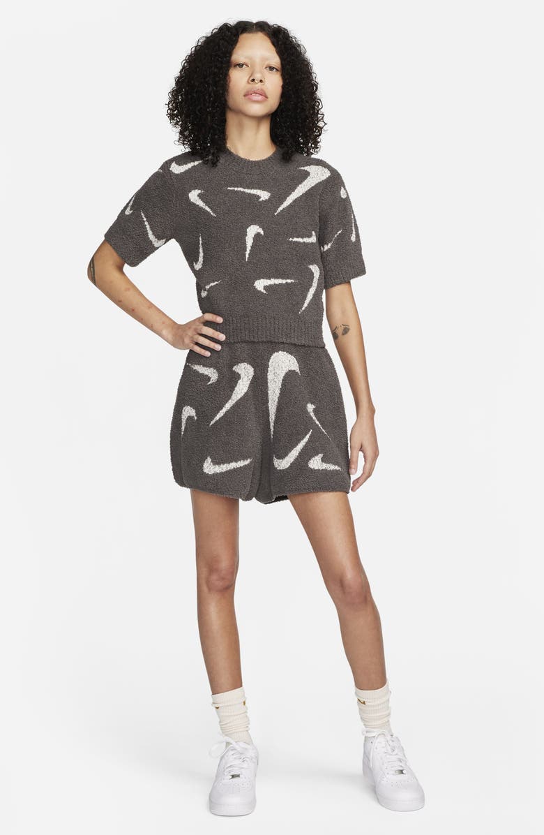 Nike Sportswear Phoenix Cozy Bouclé Shorts, Alternate, color, 