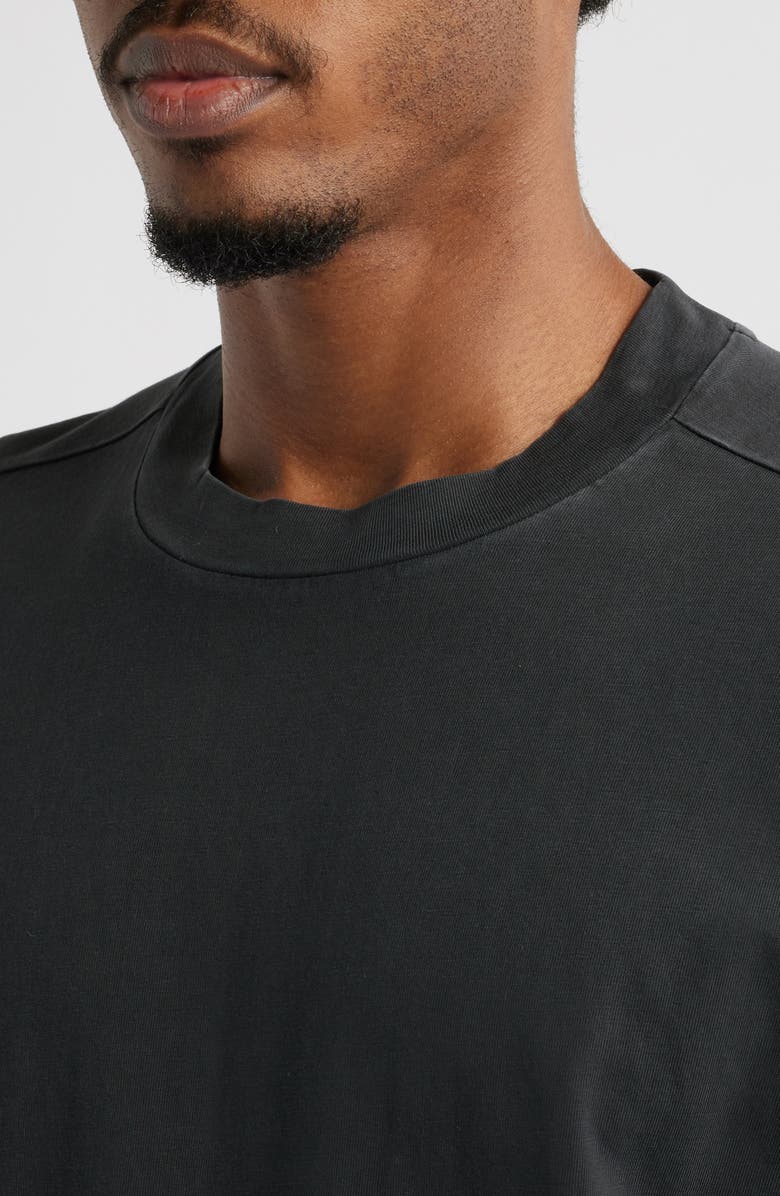 BP. Garment Dyed Boxy Crop T-Shirt, Alternate, color, Black Faded