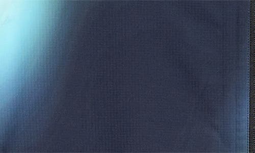 Y-3 Hooded Water Repellent Running Jacket In Blue Multicolor