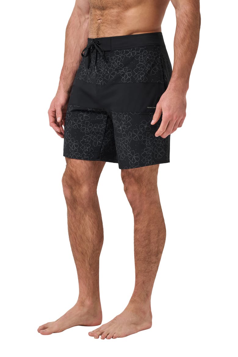 Just My Type Board Shorts, Alternate, color, BLACK