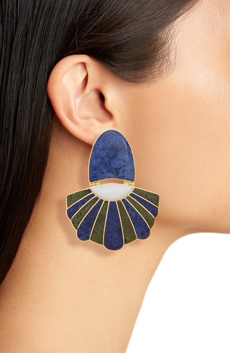 Monica Sordo Samay Mullu Chandelier Earrings, Alternate, color,