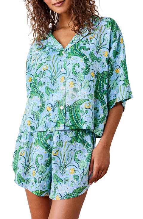 Sweet Dreams Satin Short Pajamas