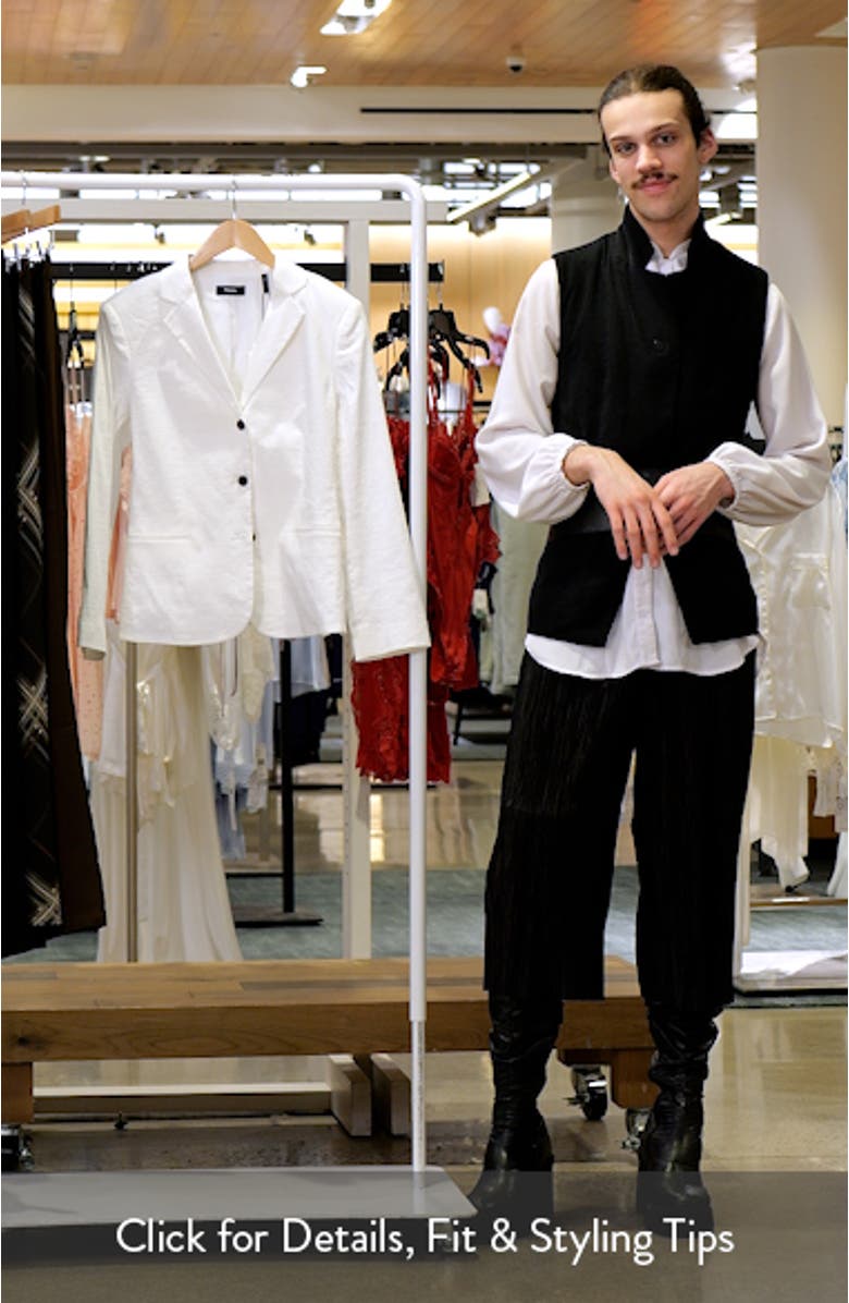 Shrunken Three Button Blazer, sales video thumbnail