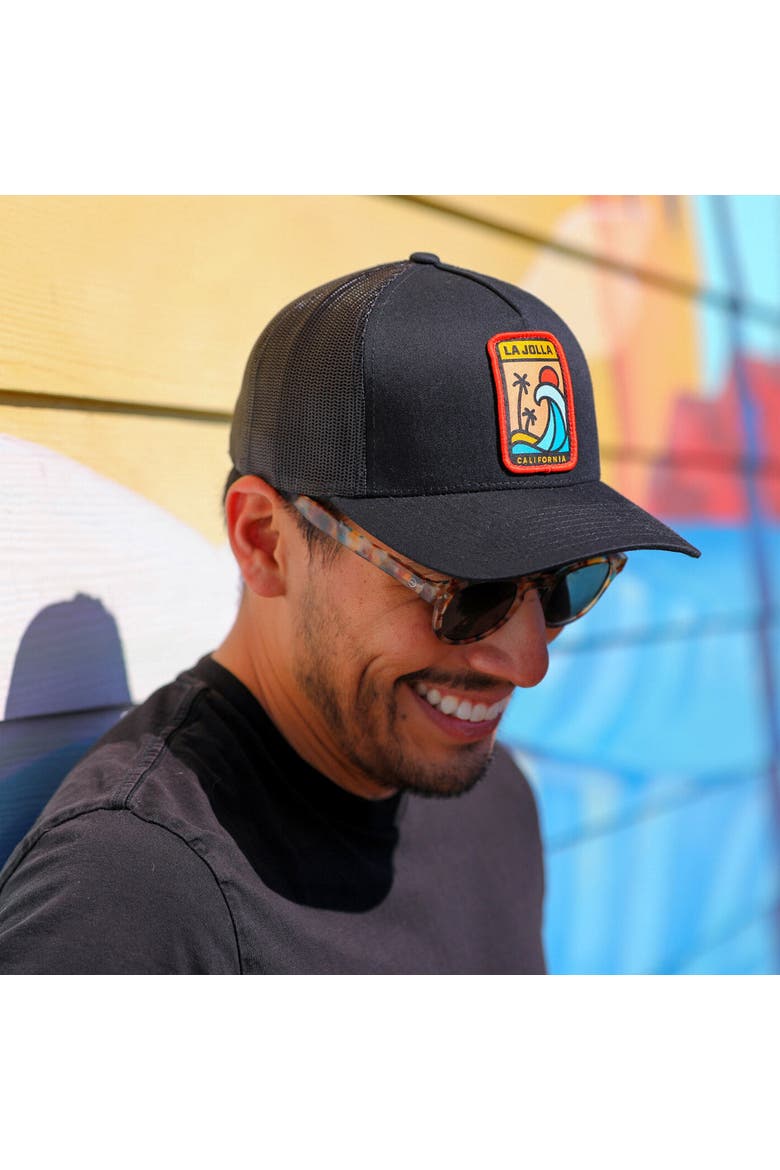 Homebreak Trucker Snapback Hat, Alternate, color, Black
