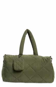 Diamond Quilt Duffle Bag