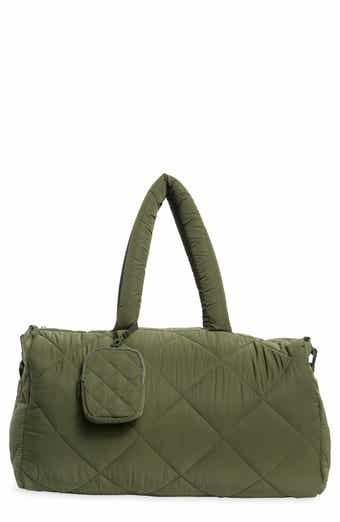 Diamond Quilt Duffle Bag