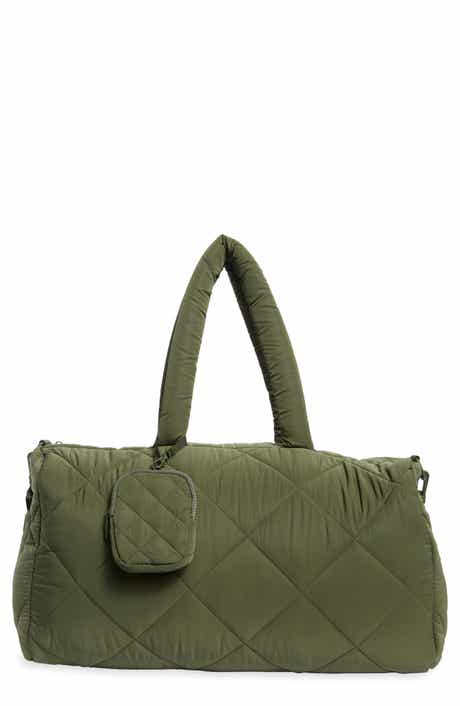 Diamond Quilt Duffle Bag
