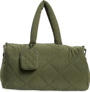 MYTAGALONGS Diamond Quilt Duffle Bag
