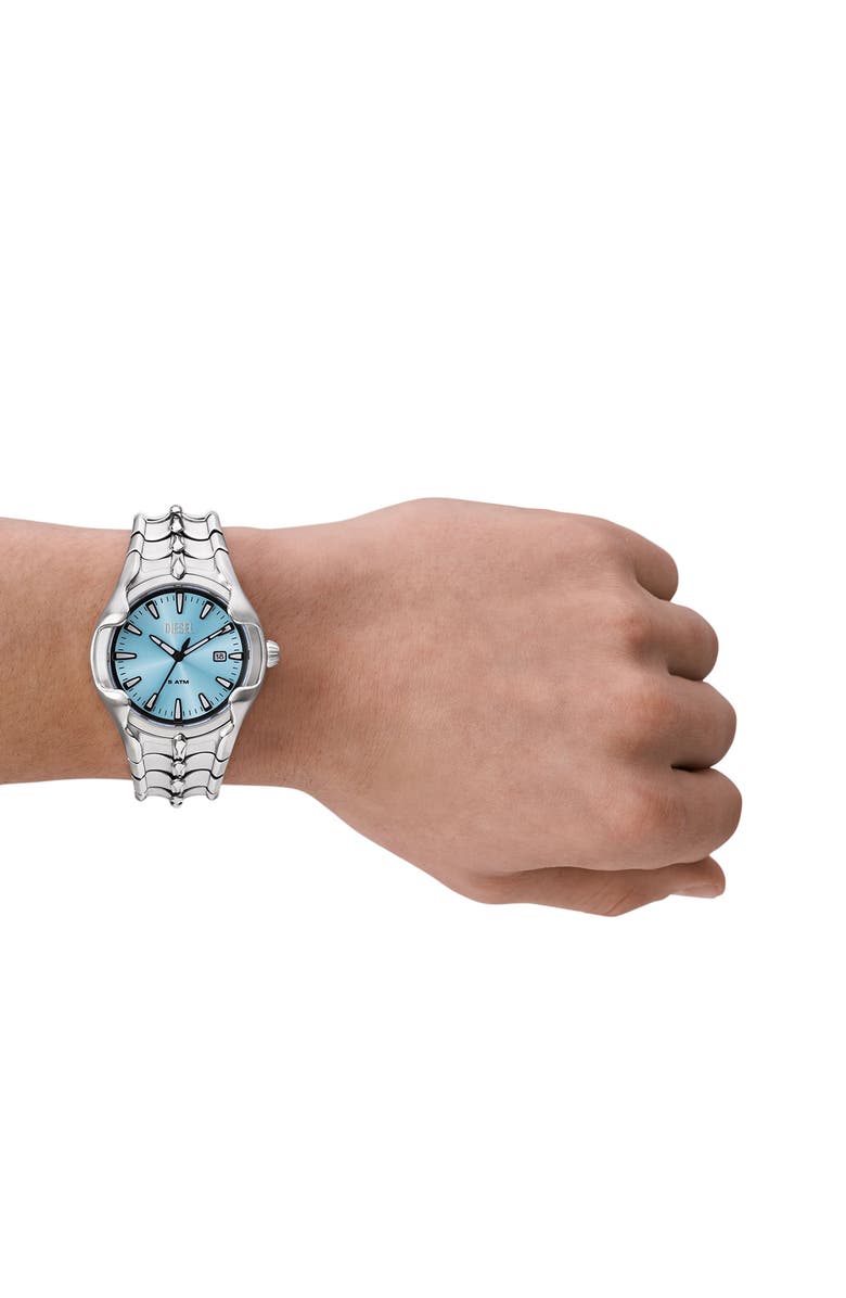 DIESEL<sup>®</sup> Vert Bracelet Watch, 44mm, Alternate, color, Silver