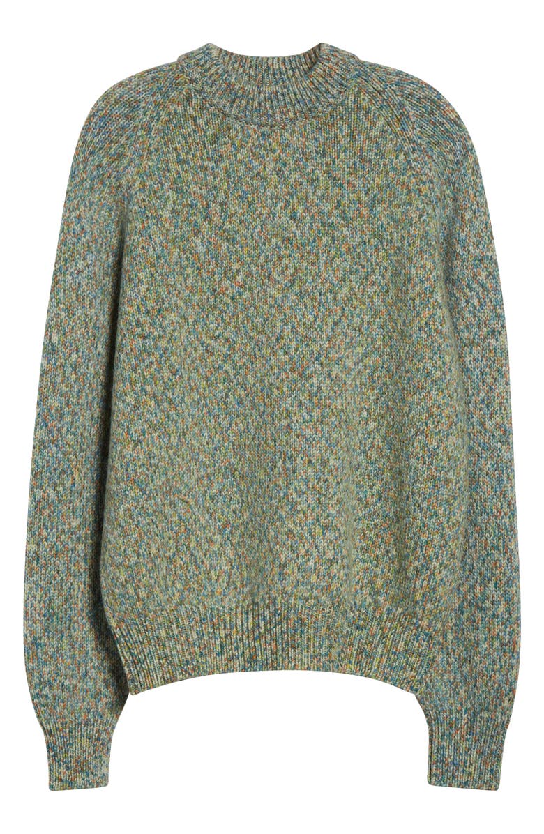 De Bonne Facture Raglan Sleeve Wool Sweater, Alternate, color, Multicolor