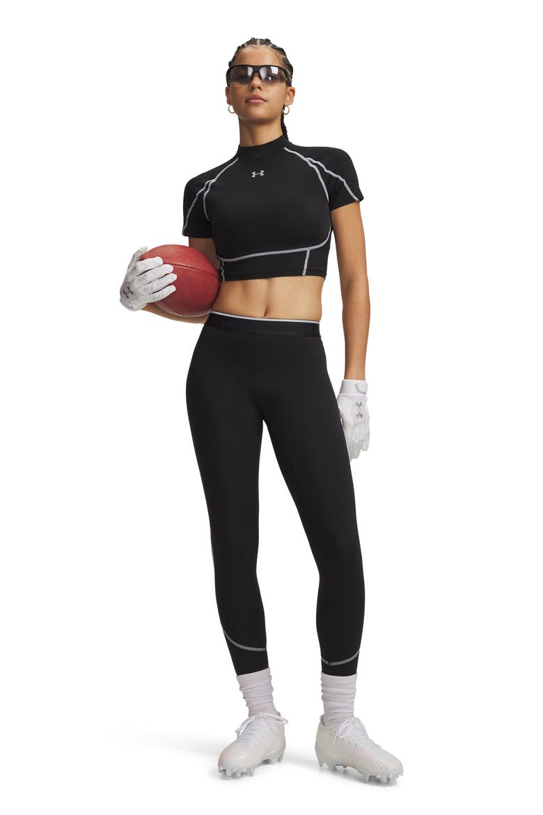 HeatGear Elite Performance High Waist Leggings, Alternate, color, 008 ULTIMATE BLACK