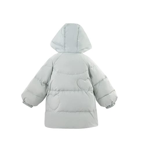 Mimi Tutu Quilted Puffer Jacket In Blue