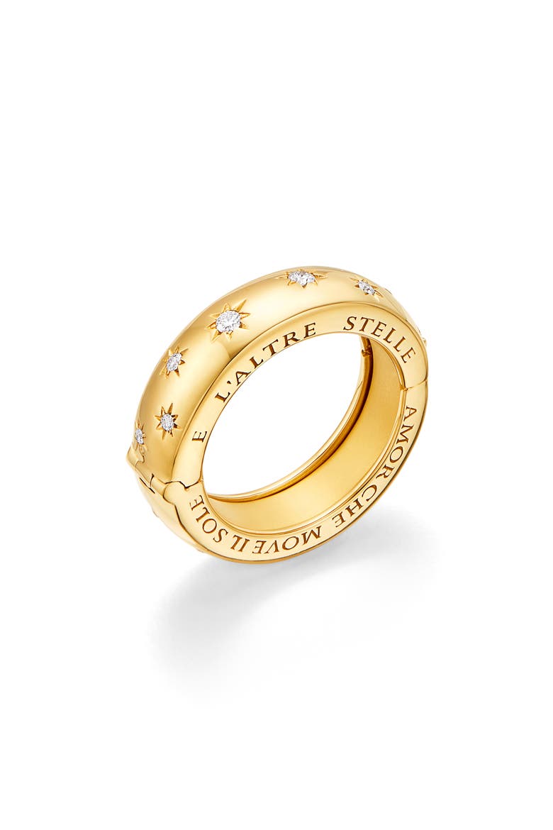 Cosmos Diamond Secret Band, Main, color, YELLOW GOLD
