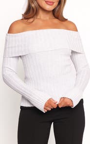 Petal & Pup Anderson Wide Rib Off the Shoulder Top