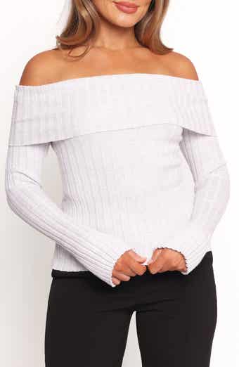 Petal & Pup Anderson Wide Rib Off the Shoulder Top