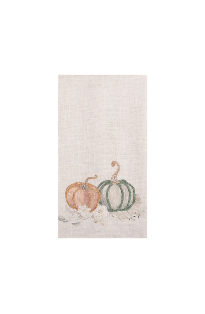 C&F Home Autumn Fields Pumpkin 100% Cotton Handtowel, Main, color, Beige