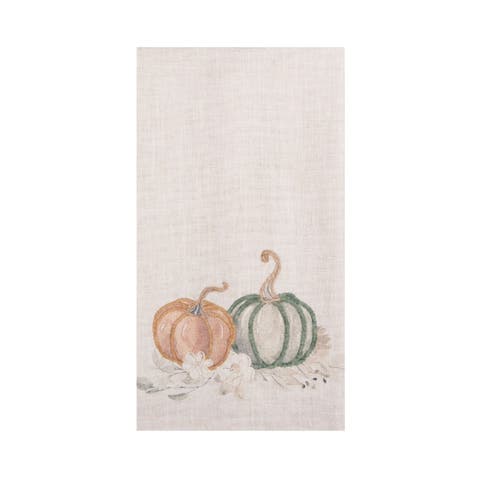 Autumn Fields Pumpkin 100% Cotton Handtowel