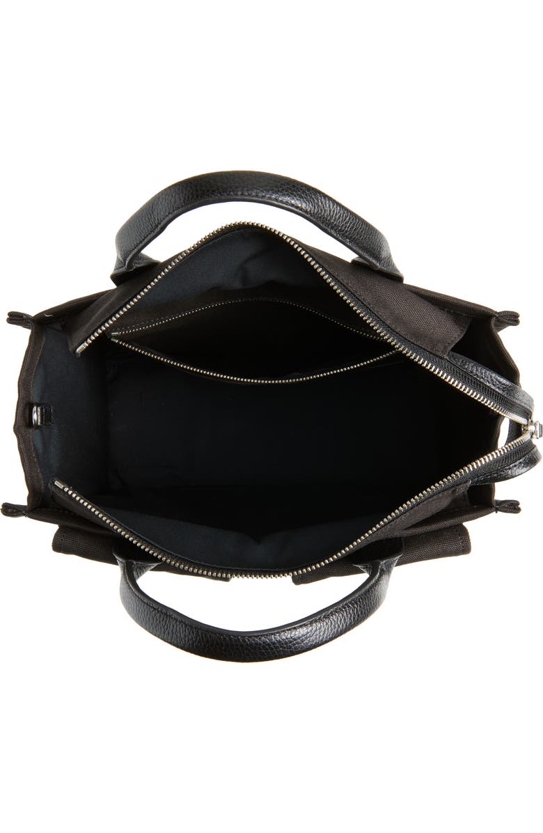 Marc Jacobs The Cargo Canvas Medium Tote Bag, Alternate, color, Black