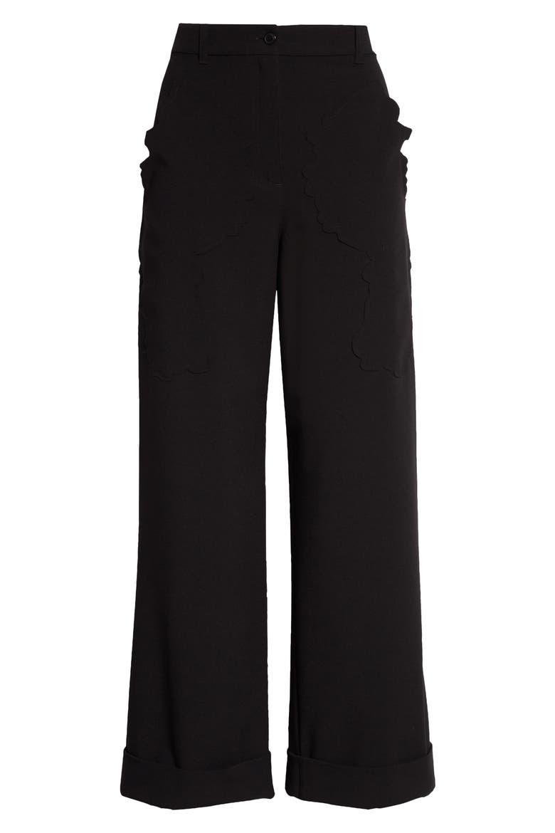 Straight Leg Pants, Alternate, color, BLACK MAT