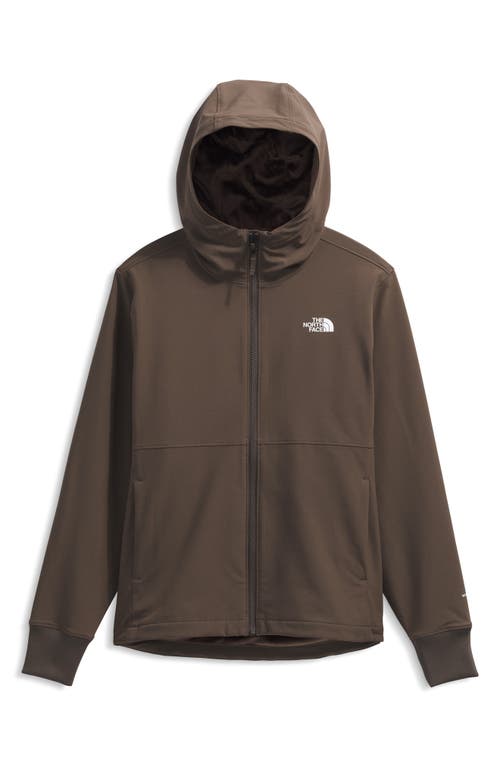 The North Face Shelbe Raschel Water Resistant Hooded Jacket In Brown