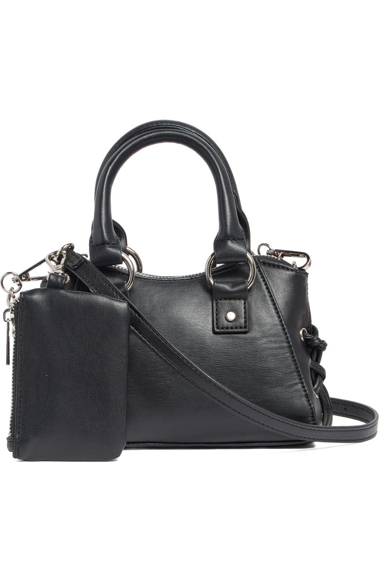 Madden Girl Whipstitch Top Handle Mini Satchel, Alternate, color,