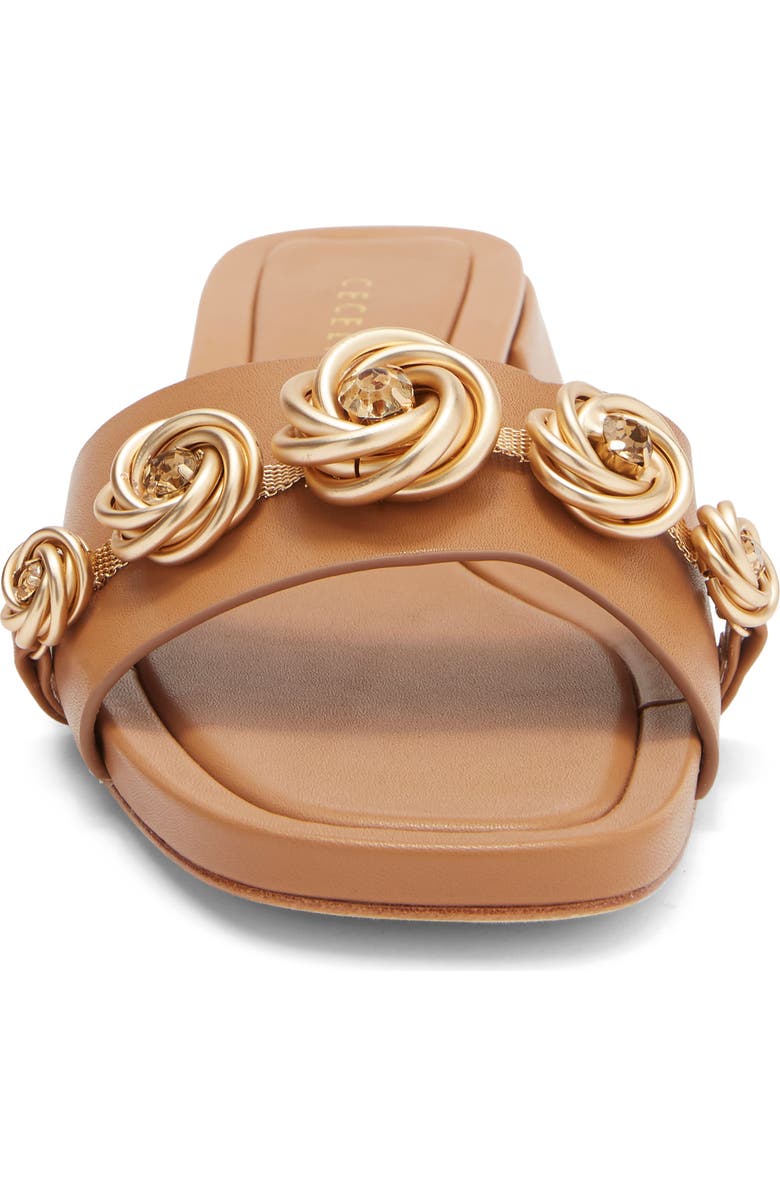 Cecelia New York Bonnie Slide Sandal, Alternate, color, Gold Rose