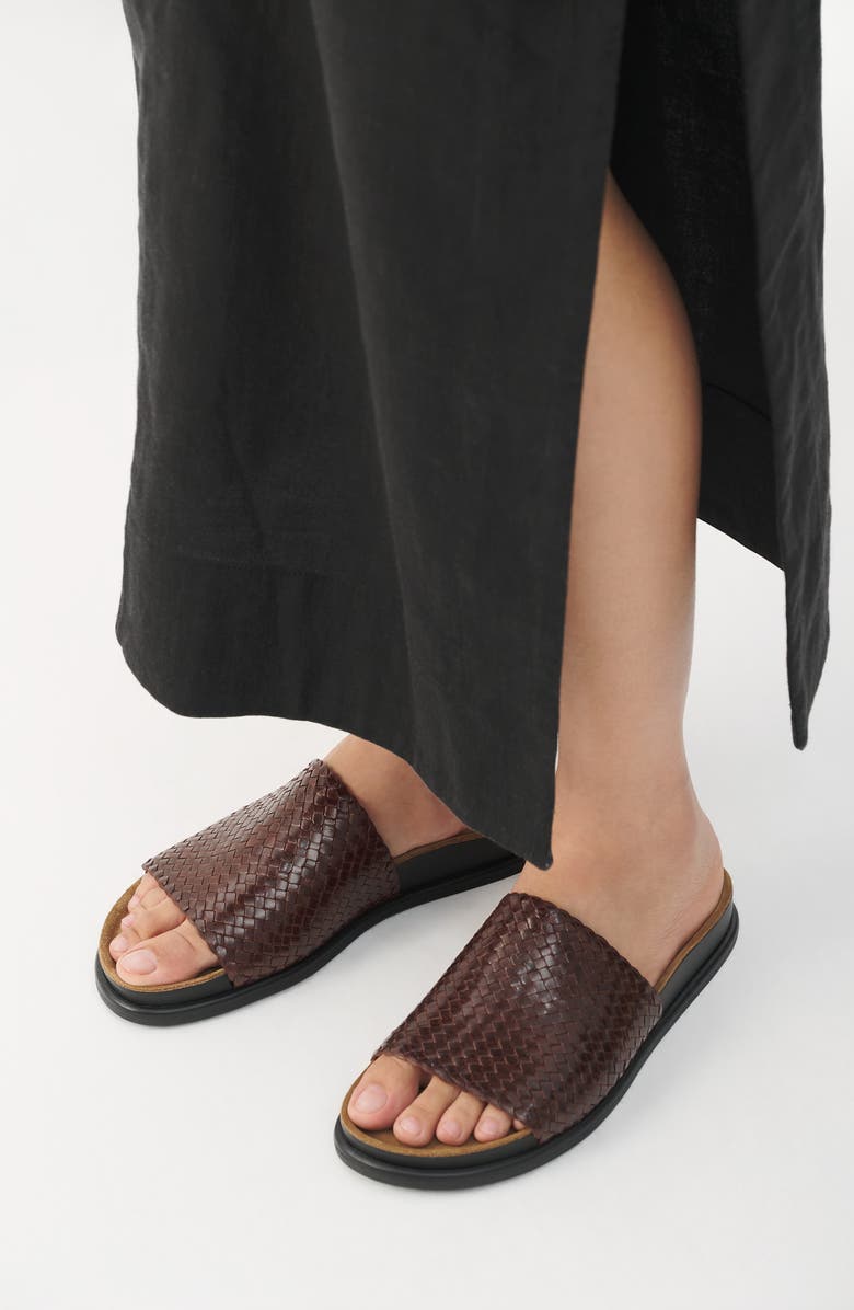 Vagabond Shoemakers Effie Slide Sandal, Alternate, color, Chocolate