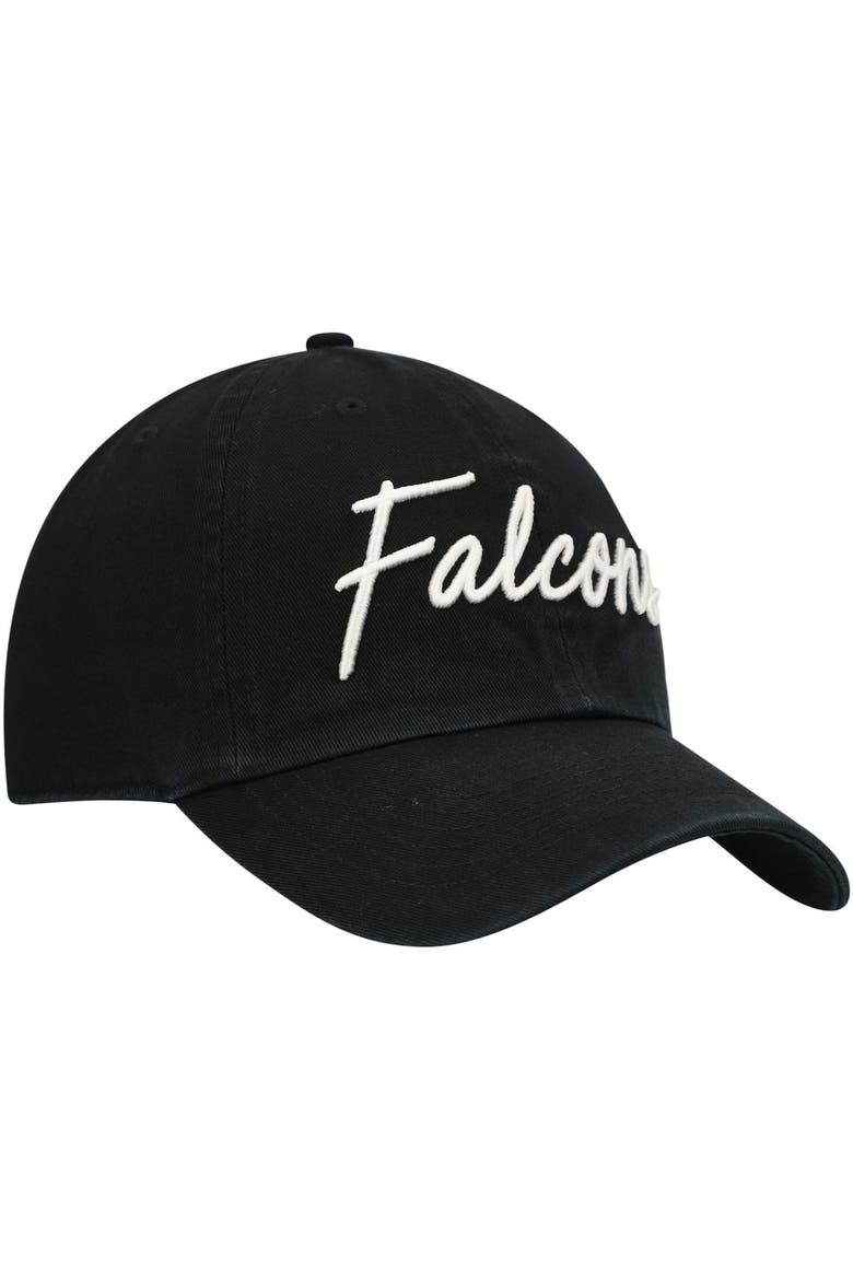 Women's '47 Black Atlanta Falcons Vocal Clean Up Adjustable Hat, Alternate, color, Black