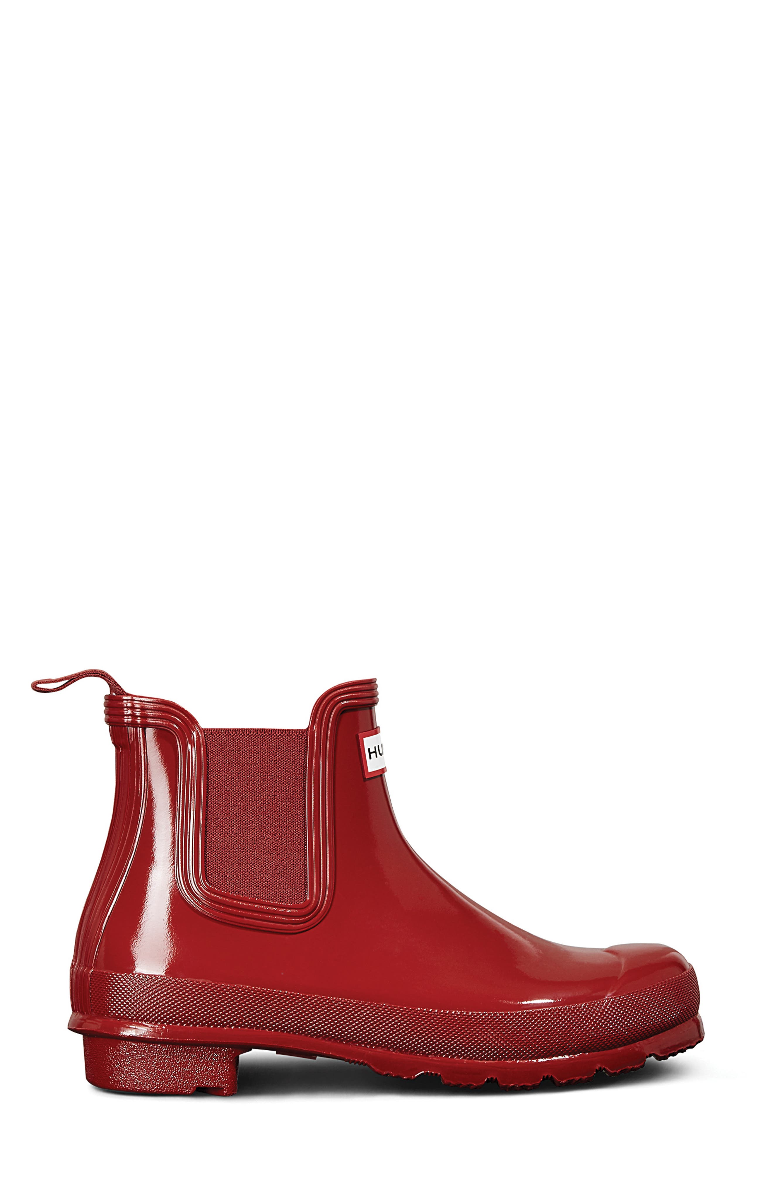 Original Gloss Waterproof Chelsea Boot, Alternate, color, MILITARY RED