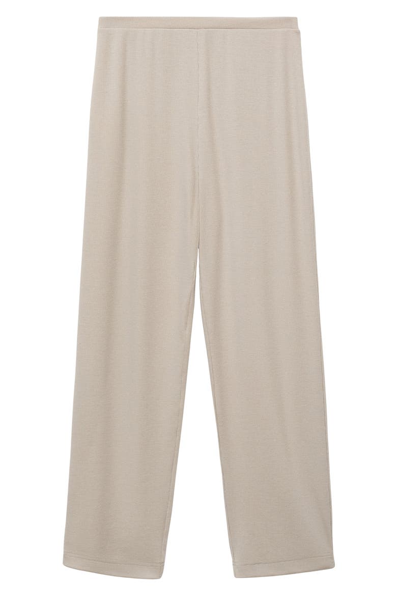 Rib Pajama Pants, Main, color, LIGHT/ PASTEL GREY