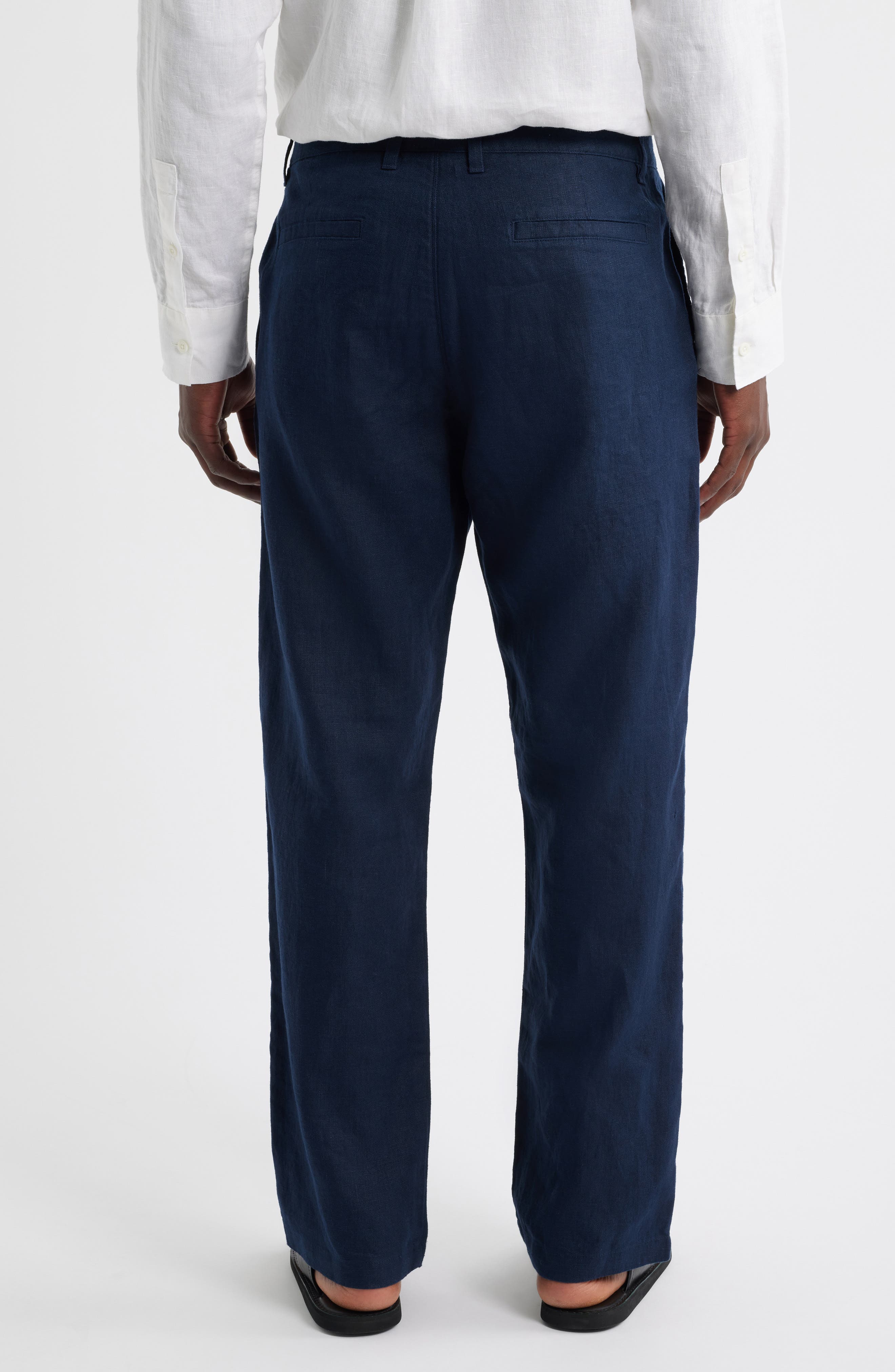 1454 Aden Flat Front Linen Chinos - image 2