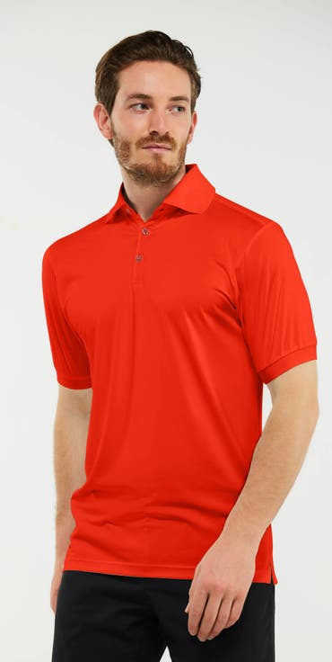 Lightweight Performance Stretch Golf Polo Shirt