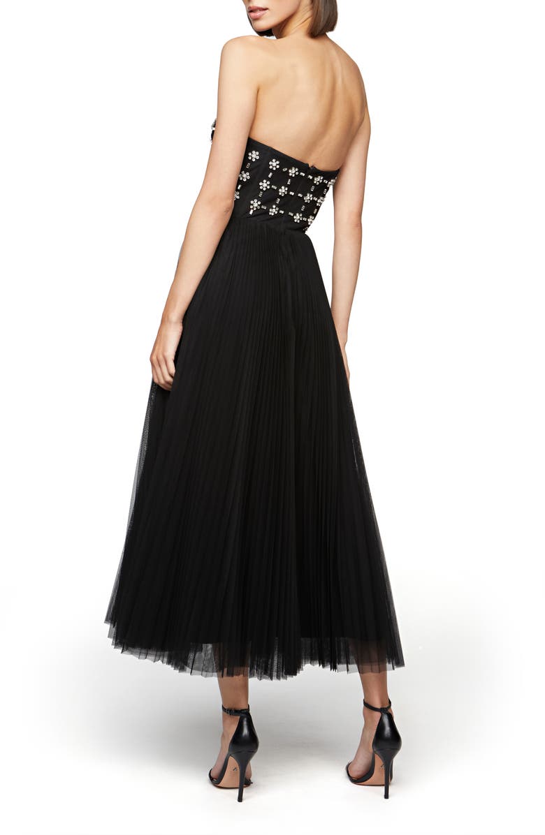 Theia Alessia Rhinestone Strapless Gown, Alternate, color, 