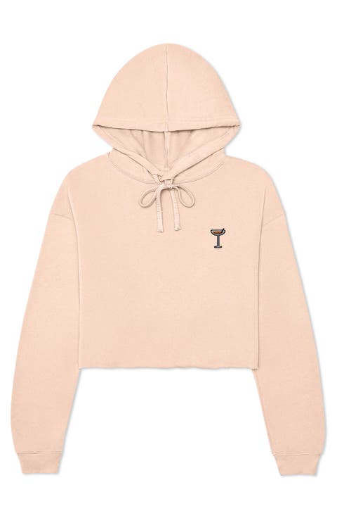 Coffee Martini Cropped Hoodie