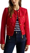 Lauren Ralph Lauren Linen Herringbone Jacket