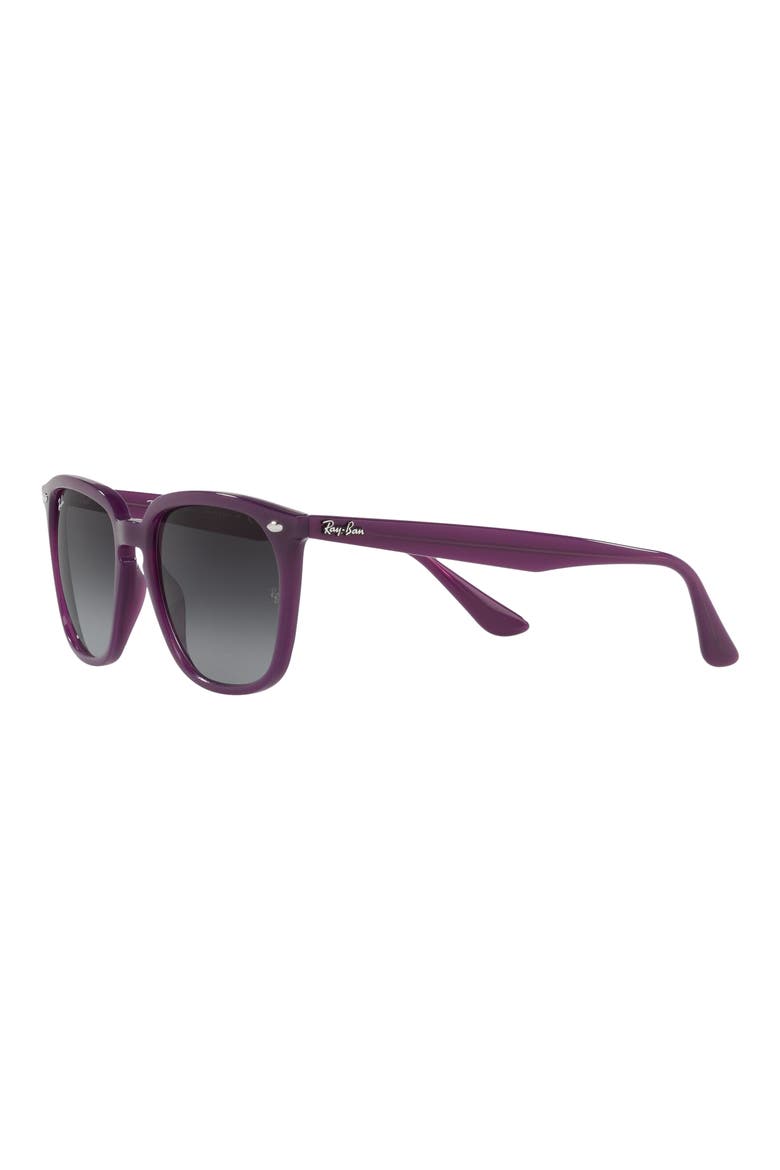 55mm Gradient Square Sunglasses, Alternate, color, OPAL VIOLET/ GRADIENT GREY