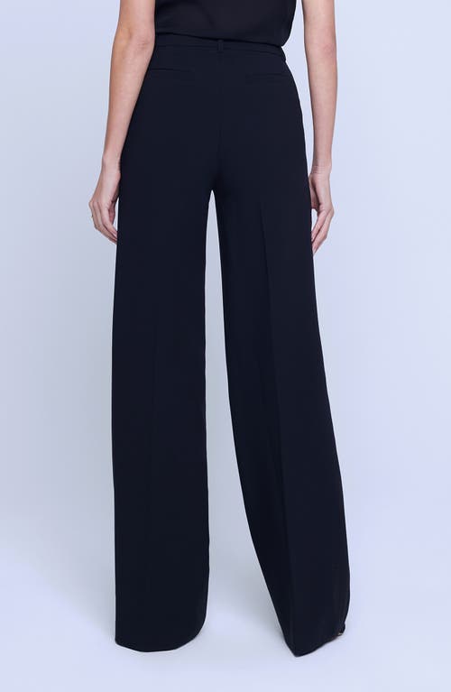 L Agence L'agence Livvy High Rise Tux Trousers In Black