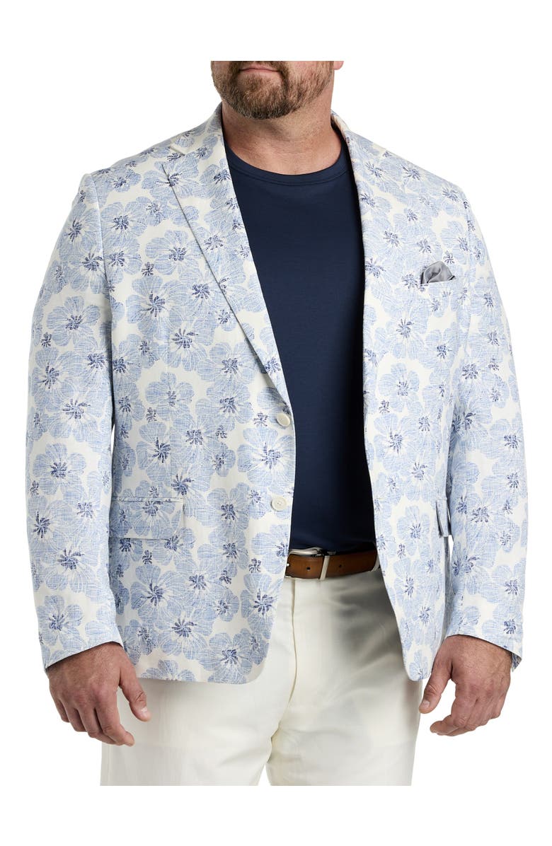 Tallia Big & Tall Textured Floral Sport Coat, Main, color, 