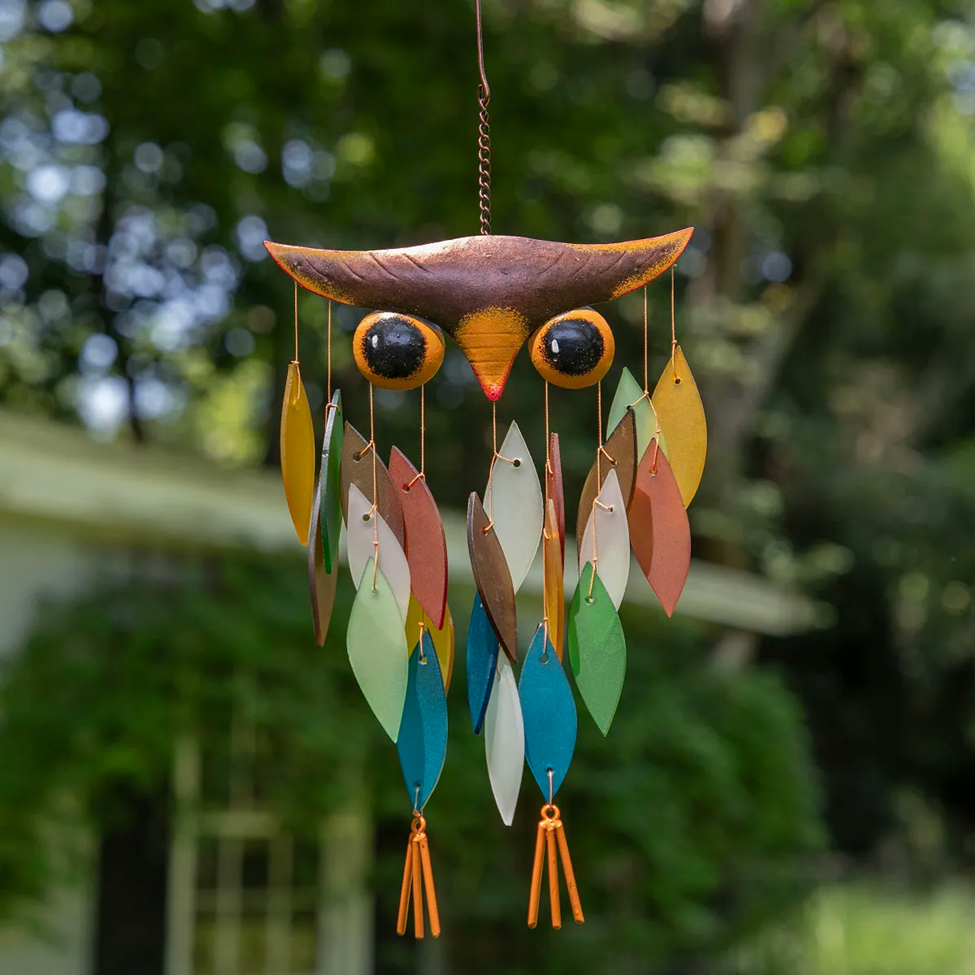 selected Multicolored Glass Feathers