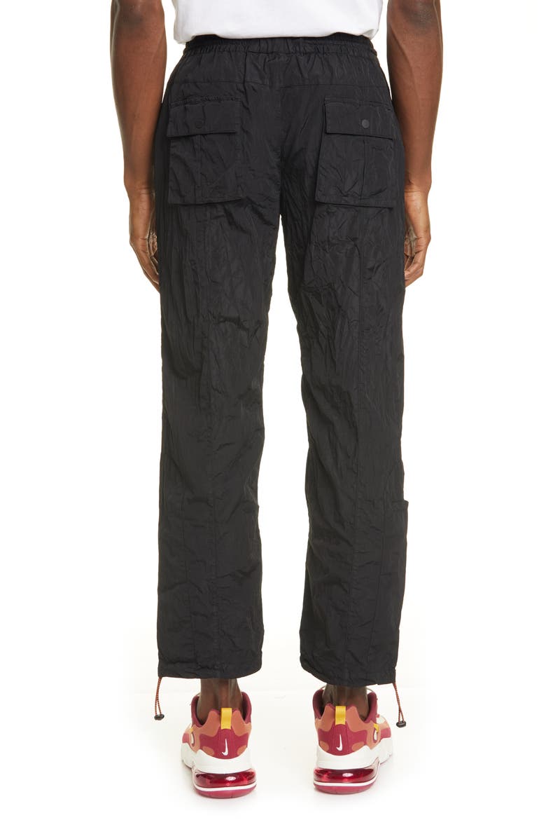 Windbreaker Pants, Alternate, color, BLACK GREEN