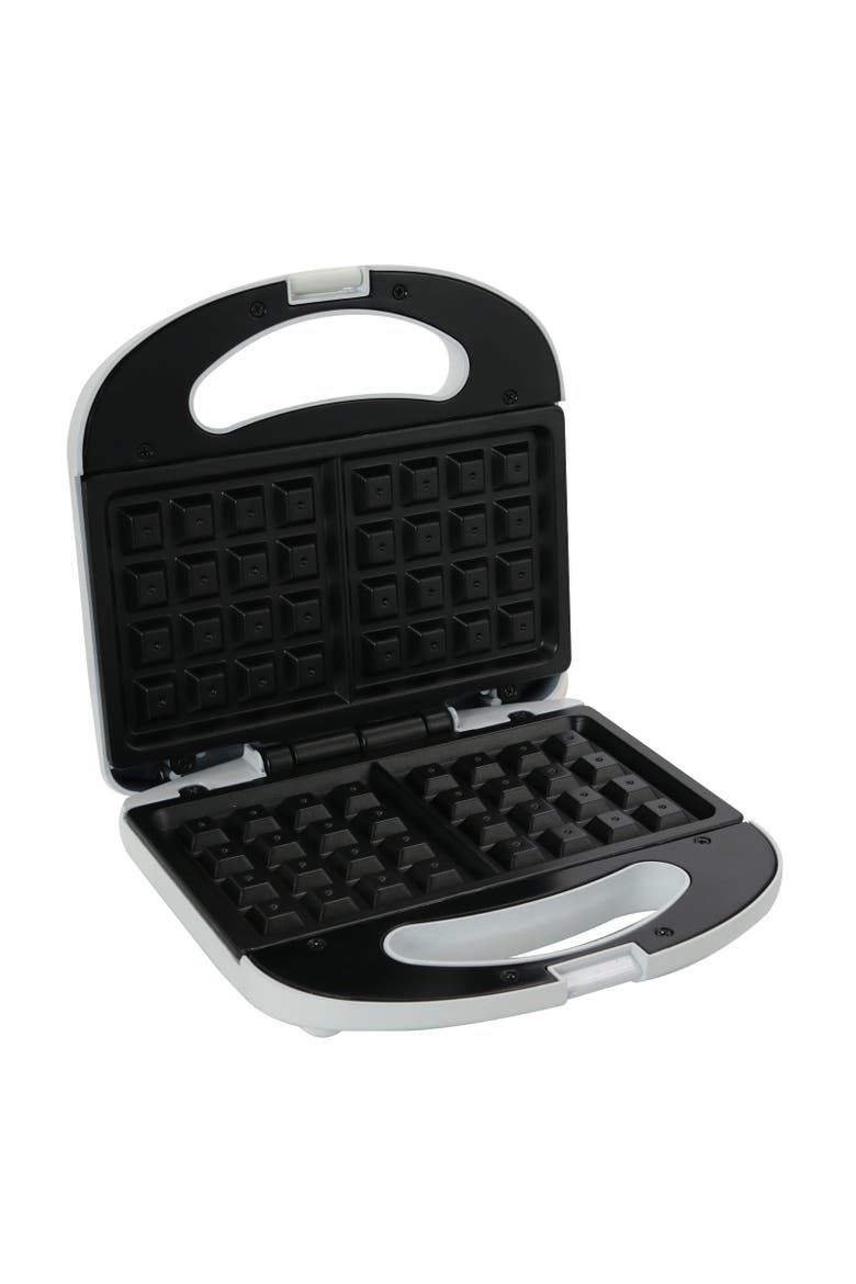 Electric Countertop Waffle Maker, Alternate, color, White
