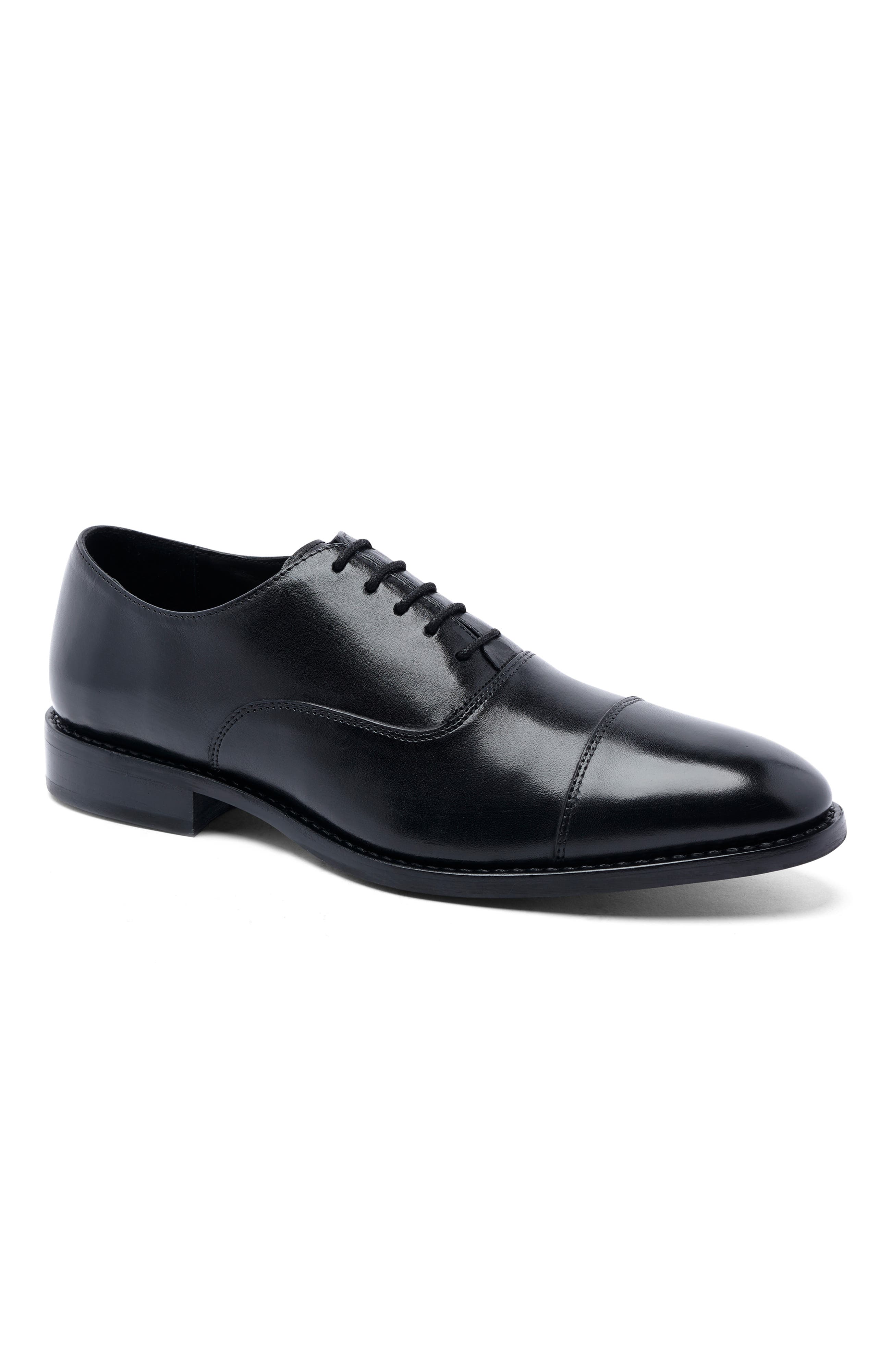 Anthony Veer Clinton Cap-toe Oxford, Main, color, Black